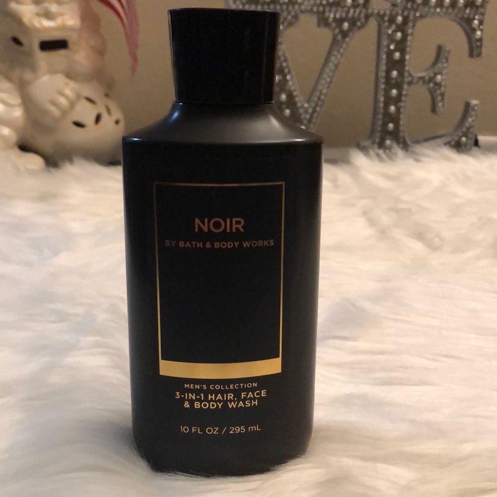 NWT Bath & Body Works NOIR Men's Collection 3-in-1 Hair, Face & Body Wash